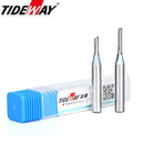 Tideway 1/4 Shank TCT Straight Router Bits for MDF Wood Woodworking Carving Milling Cutter Engraving Carbide CNC Tools End Mill