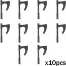 MOC Medieval Accessories Series Building Blocks Military Army Soldier Armour Shield Helmet Sword Crown Weapon Knight Bricks Toys