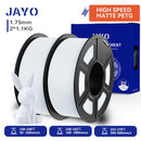 JAYO 2 Rolls 3D High Speed Matte PETG/PETG Filament 1.75mm 600mm/s Print Range High Flow Speedy PETG 3D Printer Filament for 3D
