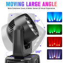 Yiflamefly 19X15W Beam Moving Head Light DMX512 RGBW 4IN1 LED Stage Light For DJ Karaoke Dance Hall KTV Disco Bar Stage Lighting