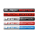 3D Aluminum LIMITED EDITION Emblem BLACK EDITION Badge Car Body Decoration Sticker Auto Truck Motorcycle Modification Accessorie