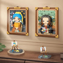 Building Block Toys World Famous Oil Painting Mona Lisa Home Hanging Painting Decorations DIY Children's Toys for Friends Gifts