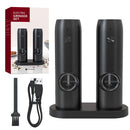 Rechargeable Electric Pepper Grinder Salt And Pepper Mills With LED Light Adjustable Coarseness Mills USB Charging Spice Grinde