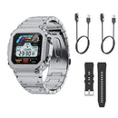 Miltary Smart Watch 2025 Men's Steel Watch Aiweile AW39 Fitness Tracker Sport Business Bluetooth Call Copy Design High Quality