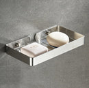 Badezimmer 304 Edelstahl Ablauf Seifenschale Bad Regal Seifenkorb Toilette Wandhalterung Aufbewahrungsseifenhalter