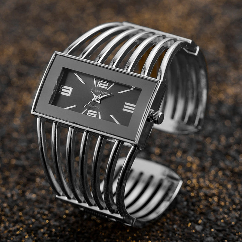 Women'S Watches New Luxury Bangle Steel Bracelet Fashion Rectangle Small Dial Ladies Quartz Wristwatches Clock Hot Montre Femmes