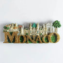 Europe Monaco 3D Fridge Magnets Tourism Souvenir Refrigerator Magnets Sticker Collection Handicraft Decoration Articles