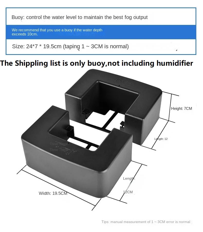 DC48V Ultrasonic Industrial Humidifier 10/12 Head Fog Sprayer Fogger Mist Maker Greenhouse Fog Generator Without Power Supply