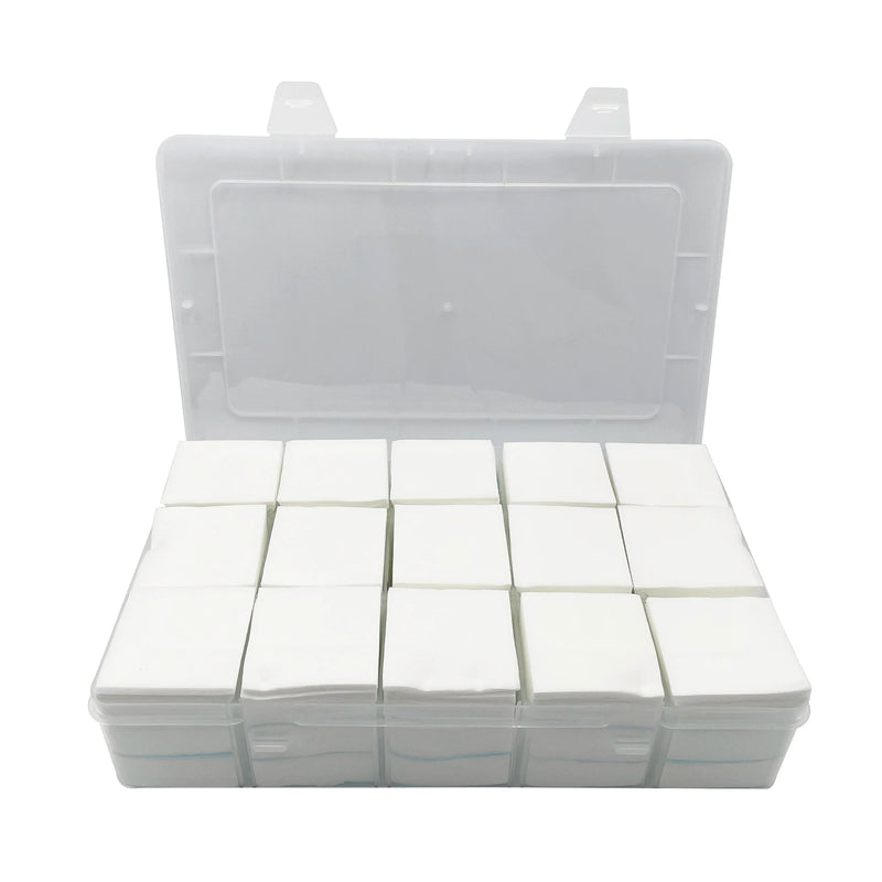 2250 PCS Gun Cleaning Patches in Storage Box 2" Square Lint Free 9mm Gun Cloth Pistol Cleaning Pads for 9mm Handgun Maintenance