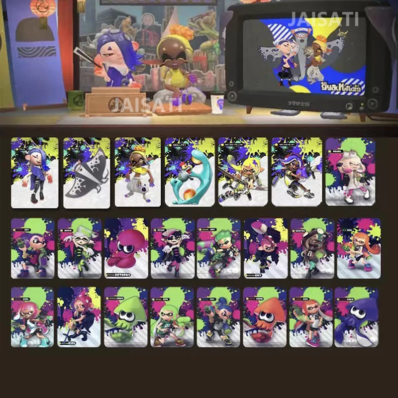 New Deep Cut amibo card amxxbo Splatoons 3 amxxbo Shiver Big Man Frye Splatoons ns switch NFC rfid card Splatoons 1 - 3 Linkage