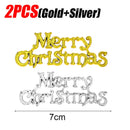 New Merry Christmas Letter Hanging Sign Xmas Tree Door Window Pendant Listing Ornaments New Year Party Home Decoration Supplies