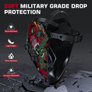 ARCCAPTAIN Auto Darkening Welding Helmet 4 Arc Sensor DIN4 1/1/1/1 with Large Viewing True Color Welding Mask For MIG MAG TIG