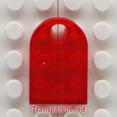 50pcs DIY Building Blocks 3176 Brick Heart Necklace/Key Ring Toys 2x 3 Heart-shaped Multicolor Educational Toy Gift for Children