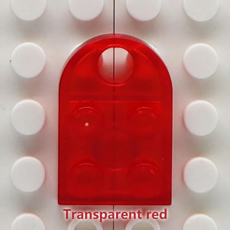 50pcs DIY Building Blocks 3176 Brick Heart Necklace/Key Ring Toys 2x 3 Heart-shaped Multicolor Educational Toy Gift for Children