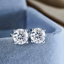 Real 0.1-3CT Test Passed Moissanite Diamond Stud Earrings for Women S925 Silver Platinum Plated Bride Wedding GRA Fine Jewelry