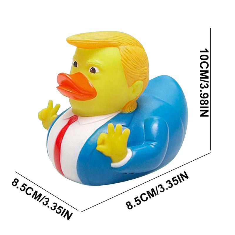 Trump Rubber Duck Squeak Bath Duck Trump Merchandise Rubber Duckies Bathtub Toys for Kids Gift Birthdays Baby Showers Bath Time