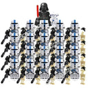 Hot Toys Star Wars 21pcs Republic Commando 501st Building Blocks TV6109 TV6106 Trooper Force 99 Hunter Crosshair Wrecker Brick