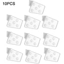 10/1PCS Plastic Refrigerator Dividers Organizer Adjustable Snap-on Storage Box Dresser Drawer Separator Kitchen Accessories