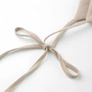Cotton Linen Suspender Dress Spring and Summer Women's Beach Style Fake Casual Loose Soft Ruffled Edge A-line Suspender Dress