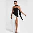 The Helios | Butter Yellow Pleated Gown with Backless Silhouette