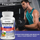 Magnesium Glycinate & Malate Complex, Vitamin D3, Max Absorption - for Bone Heart Sleep Nerve Muscle 120 Veggie Capsules
