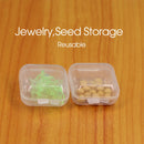 Mini Clear Plastic Storage Box for Home Earrings Necklace Jewelry Organizer Cases Multifunction Transparent Dustproof Container