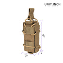 EXCELLENT ELITE SPANKER Tactical Single Pistol Pouch Magazine Clip Flashlight Holder Magazine Pouches for Glock19 M1911 M4 AR15