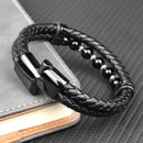 Jewelry 2022 Jewelry Chakra Men's Rosary Stainless Steel Chain Beads For Bracelets Genuine Leather Women Magnetic Natural Stone