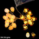 2M 20LED Easter Rabbit String Light Carrot Chick Eggs Fairy Light Garland Happy Easter Party Decoration For Home Kids Gift 2025