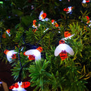 12m/7m/5m Solar Honey Bee LED String Lights for Garden Balcony Tree Christmas Party Halloween Decoration Little Bee String Light