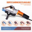 SucceBuy Pipe Tube Polisher Sander 1000W Pipe Belt Sander 100-3200rpm Belt Sanding Machine for Burnishing Finishing Rust Removal