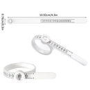 Finger Size Measurement Circle Measuring Tape Size Finger Circumference Measurement Soft Ruler Measuring Ring Jewelry Accessory