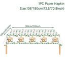 Animal Wildone Wooden Ornament Jungle Safri One Year 1st Birthday Party Decor Kids The Little Mermaid Party Decor Baby Shower