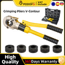 Hydraulic Pipe Crimping Tool Adjustable Crimper with Heavy-Duty Pressure for Copper Stainless Steel PEX Pipes TH V12/15/18/22/28