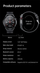 Military Outdoor Sports NFC Smart Watch Men 3ATM Waterproof Heart Rate Fitness Bracelet Bluetooth Voice Calling Smartwatch 2025