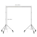 Telescopic Crossbar Universal Photo Background Support System Kit Adjust Height Backdrop Stand for Photography Photo Studio Boom