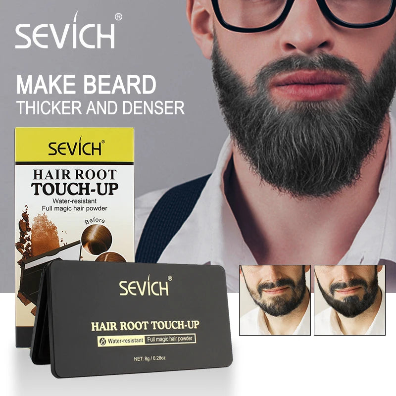 Sevich Unisex 4 Color Hair Root Touch-up Hairline Powder 8g Waterproof Hair Shadow Powder Hair Root Cover Up Concealer Hair Care