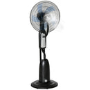 Homcom Misting Fan 90W Silent Oscillating 3 Speed Ø44.5X120Cm