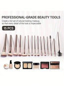 3pcs Makeup Brush Set, Including Angled Eyeliner Brush, Eyebrow Brush, And Ultra-Fine Eyeshadow Brush, Makeup Brush Set, Makeup Brush Kit, Makeup Brush Set, Full Makeup Brushes, Makeup Brush Set, Complete Makeup Tools, Makeup