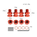 4PCS Wheel Hex Hubs Adapter 14mm to 17mm 10mm Widen for Arrma 1/10 3S Granite Mega Senton NEW BIGROCK Typhon - Off-Road RC Car