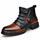 The Iron Archive | Men's Retro Zipper Ankle Boots