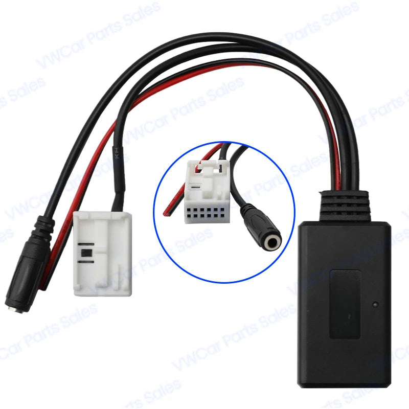 For BMW E60 E63 E64 E61 Car Bluetooth 5.0 Module AUX-IN Audio Mini Navi Radio Stereo Aux Cable Adapter Wireless Audio 12 Pins