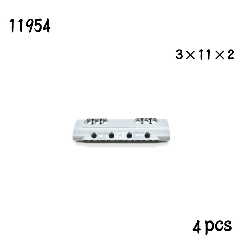 NEW Technical Panel Plate DIY Mechanical Building Blocks MOC Car Parts Brick Toy Gift  24119 62531 64782 11954 18944 18945 24116