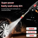 300W 60Bar Wireless High Pressure Car Wash Washer Gun Auto Clean Foam Generator Water Gun Spray Cleaner Car Washing Machine