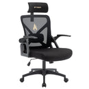 Symino Office Chair With Adjustable Headrest, Armrests, Lumbar Support, Ergonomic Office Chair, Rotating Rocker Function