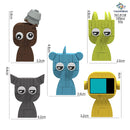 Sprunki Blocks Toys Sprunki Incredibox Building Blocks Model Children's Educational Oren Wenda Building Block Toys for Kids Gift