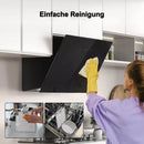 Dunstabzugshaube 60cm Umluft Touch-Display Glas A++ LEDs YYWH0460