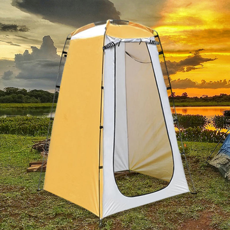 Single Person Portable Privacy Shower Toilet Camping Pop Up Tent Outdoor Dressing Photography Folding Changing Room Tent