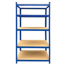 5 Tier Garage Shelves Metal Storage Shelves Rack,Heavy-Duty Shelving Units,Boltless Assembly for Warehouse Office,875kg Capacity