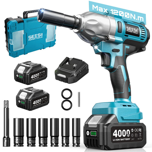 The Bolt Sovereign | 1200N·m Brushless Impact Wrench with LED Illumination